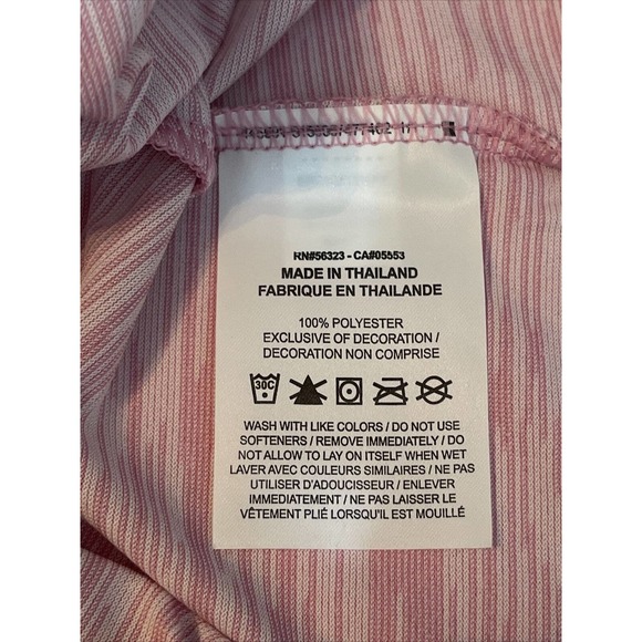 NIKE Women’s L Racerback Tee Pink Athletic - Picture 6 of 6